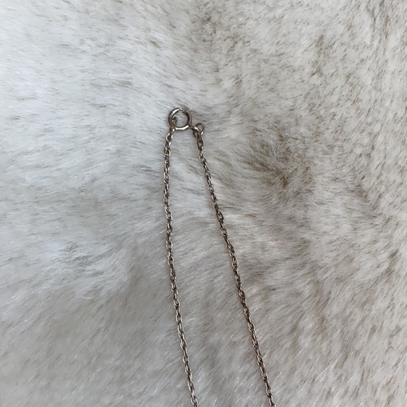 Delicate Silver Charm Necklace with J Initial - Picture 5 of 5